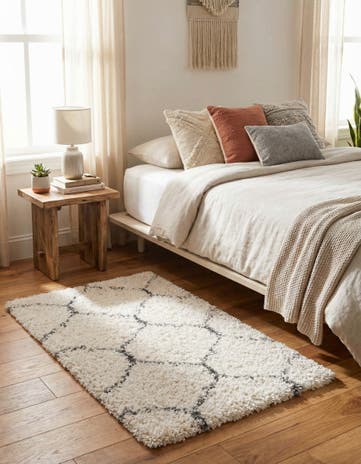 2' 2 x 3' Moroccan Shag Rug