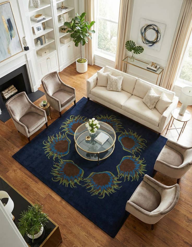 Detail image of 7' 6 x 7' 8 Luna Square Rug