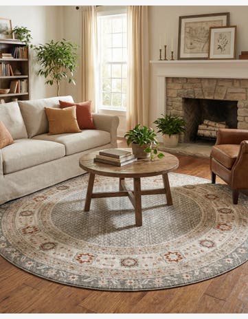 7' 10 x 7' 10 Charlotte Round Rug