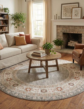 7' 10 x 7' 10 Charlotte Round Rug