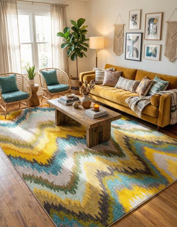 Washable Hyacinth Rug