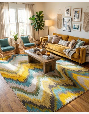 Washable Hyacinth Rug