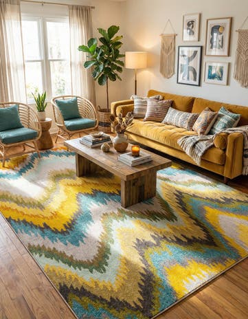 Washable Hyacinth Rug