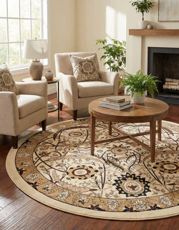 7' 10 x 7' 10 Neda Round Rug
