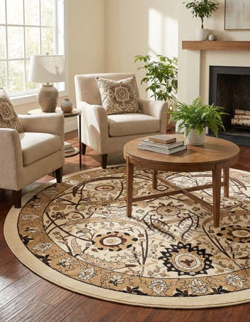 7' 10 x 7' 10 Neda Round Rug