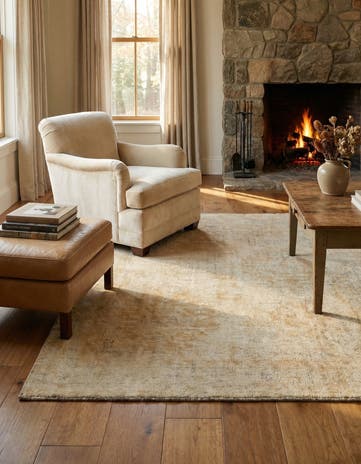 3' 10 x 6' 2 Hand Knotted Oushak Wool Rug