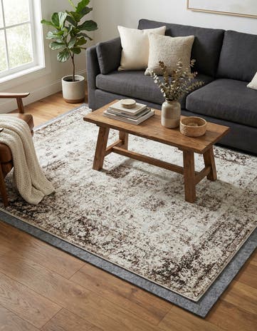 5' 3 x 8' Monte Carlo Rug With Pad Bundle