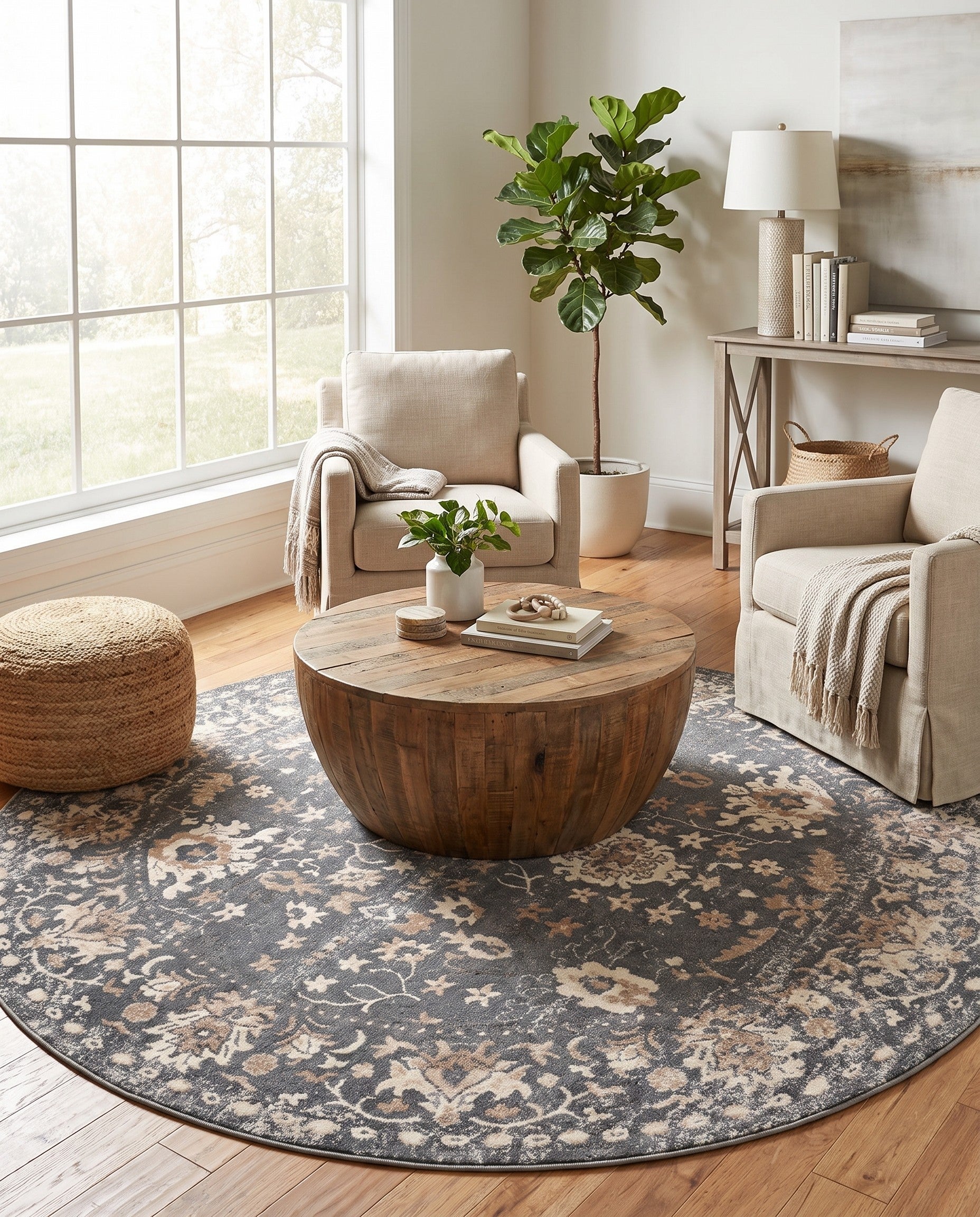 7' 10 x 7' 10 Oregon Round Rug