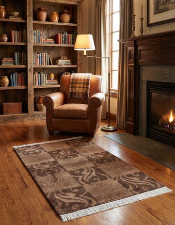 2' 8 x 5' 1 Hand Knotted Darya Wool Rug