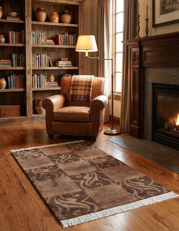 2' 8 x 5' 1 Hand Knotted Darya Wool Rug
