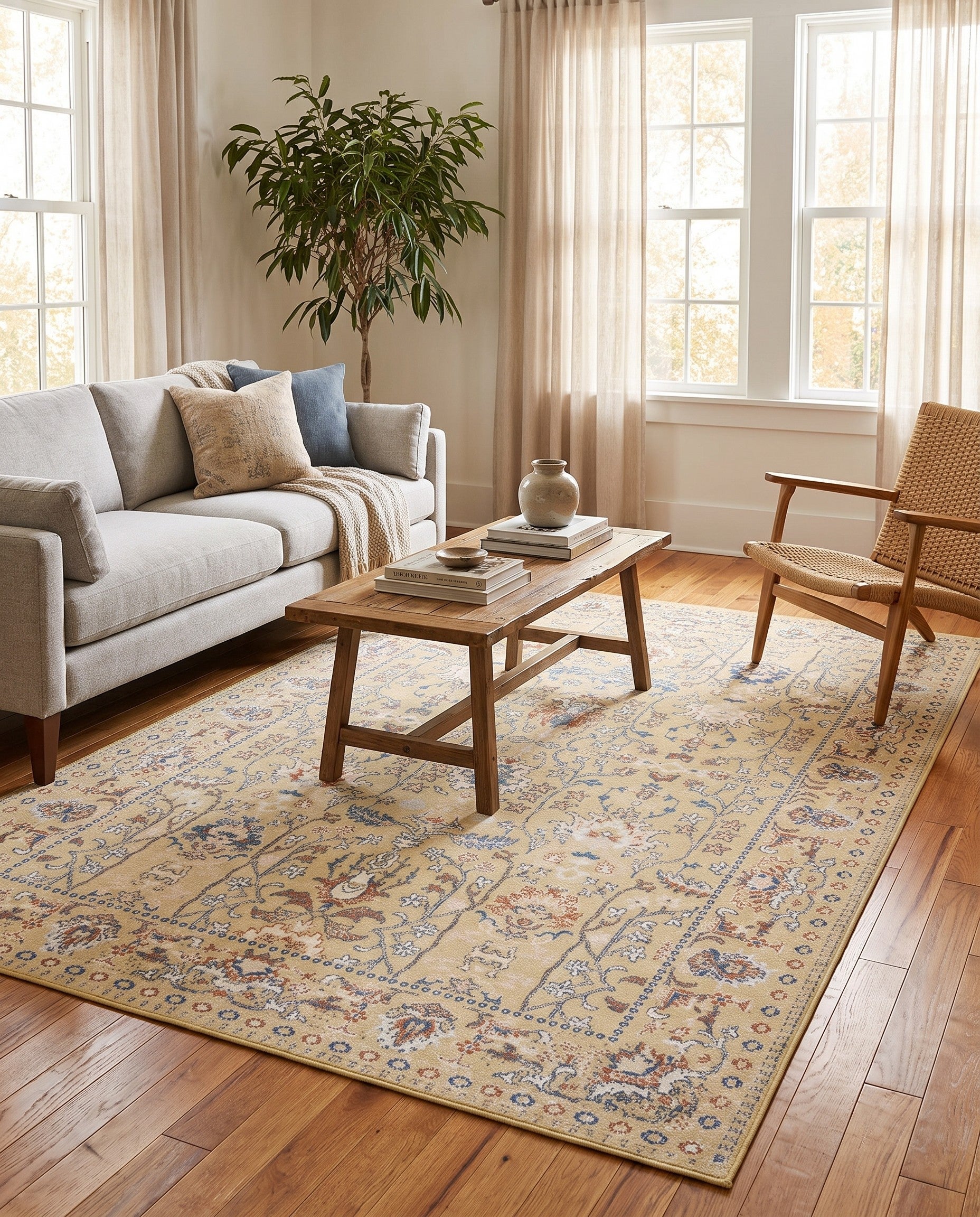 6' x 9' Kamala Washable Rug