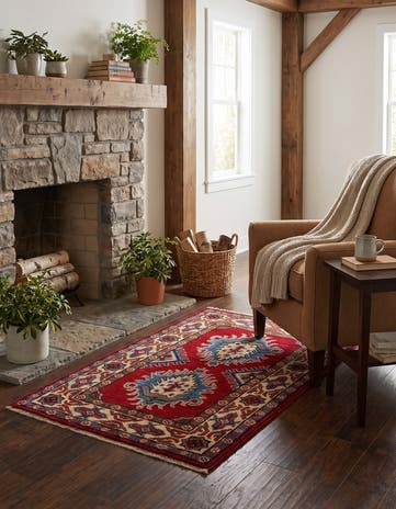 2' 2 x 3' Hand Knotted Kazak Rug