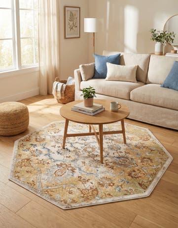 5' 3 x 5' 3 Highbury Octagon Rug