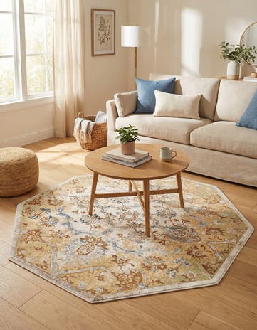 5' 3 x 5' 3 Highbury Octagon Rug