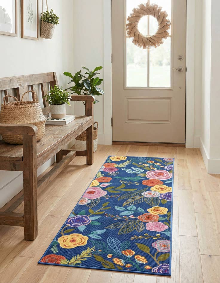 Detail image of 2' x 4' Blossom Runner Rug