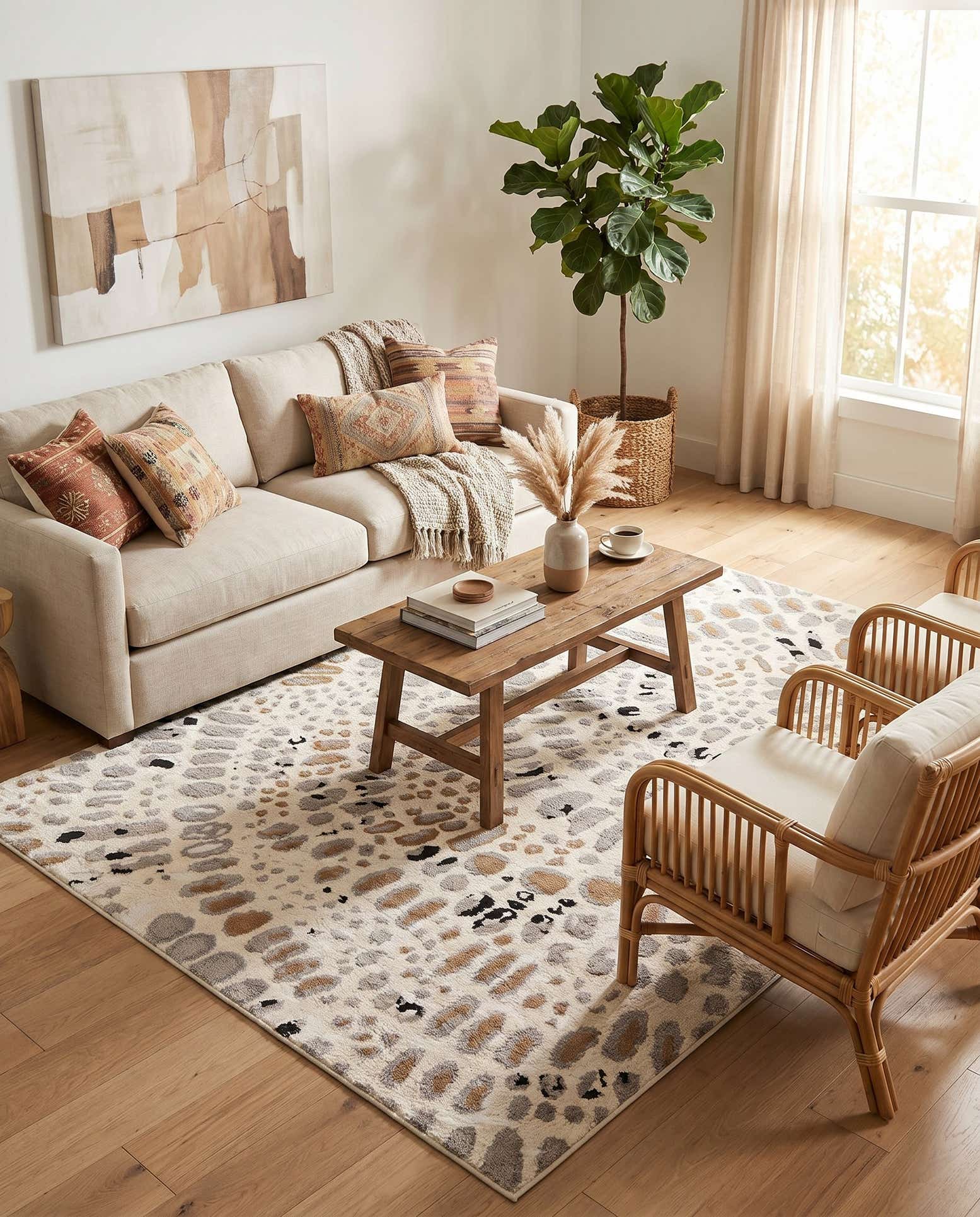 7' 10 x 10' Sepia Rug