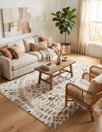 7' 10 x 10' Sepia Rug