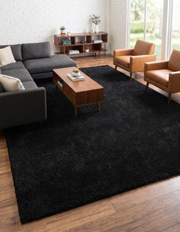 10' x 13' Solid Frieze Rug