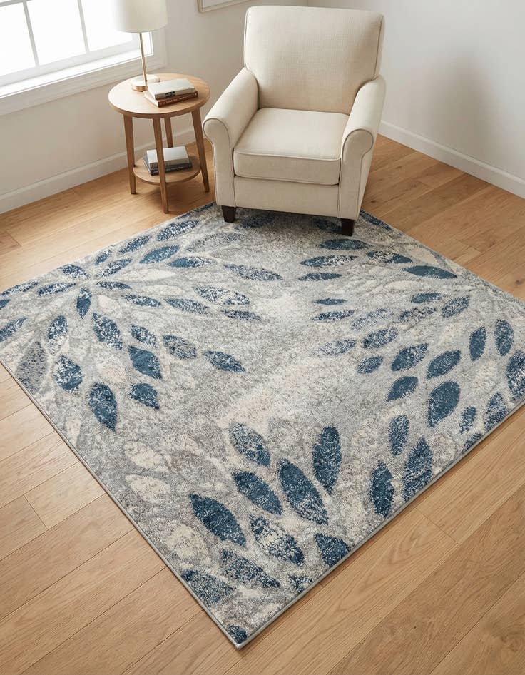 Detail image of  5' x 5' Charleston Square Rug