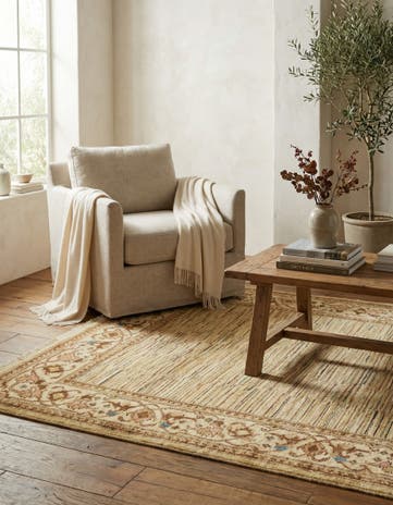 3' 9 x 5' 5 Hand Knotted Darya Oriental Rug