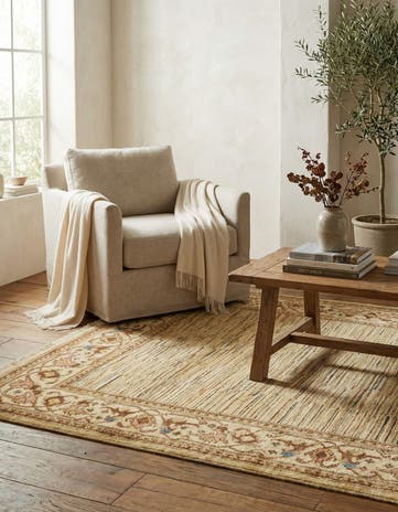 3' 9 x 5' 5 Hand Knotted Darya Oriental Rug