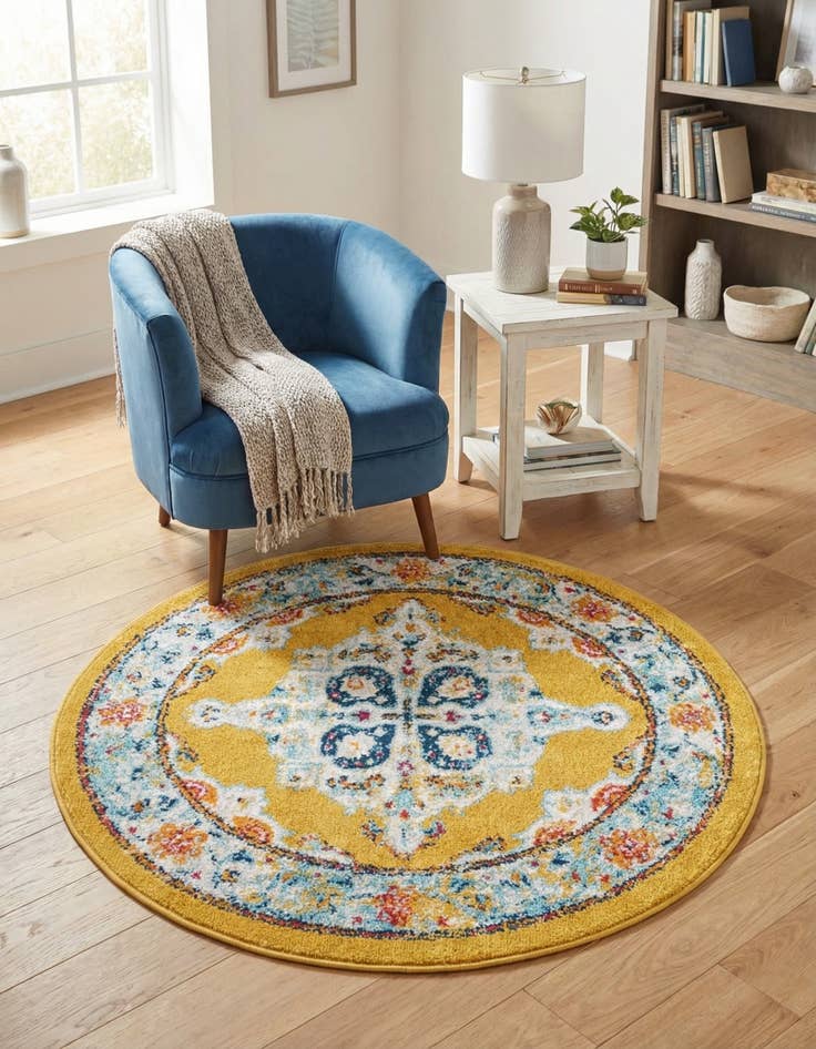 Detail image of 3' 3 x 3' 3 Parker Round Rug