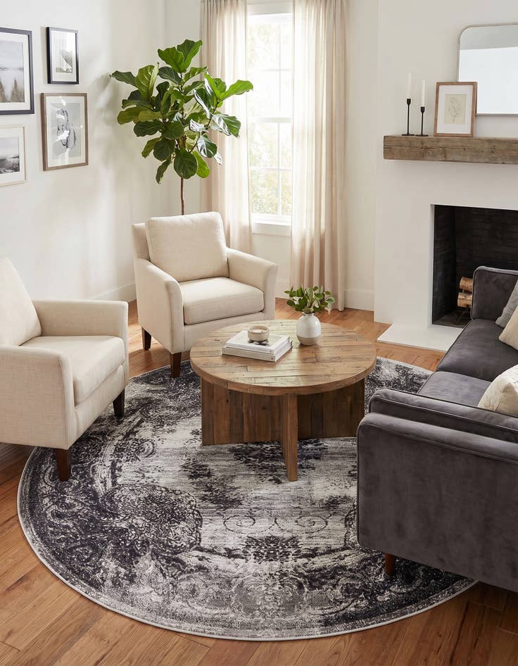 Detail image of 7' 10 x 7' 10 Aarhus Round Rug