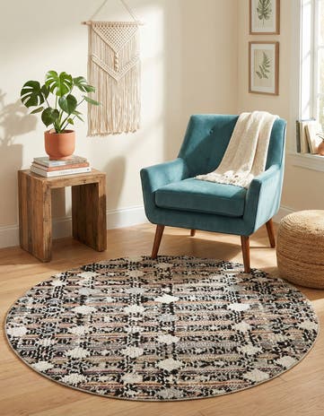 4' x 4' Cherokee Round Rug