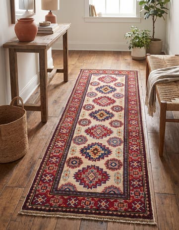 2' x 6' Hand Knotted Kazak Runner Rug