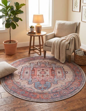 125cm x 125cm Maahru Round Rug