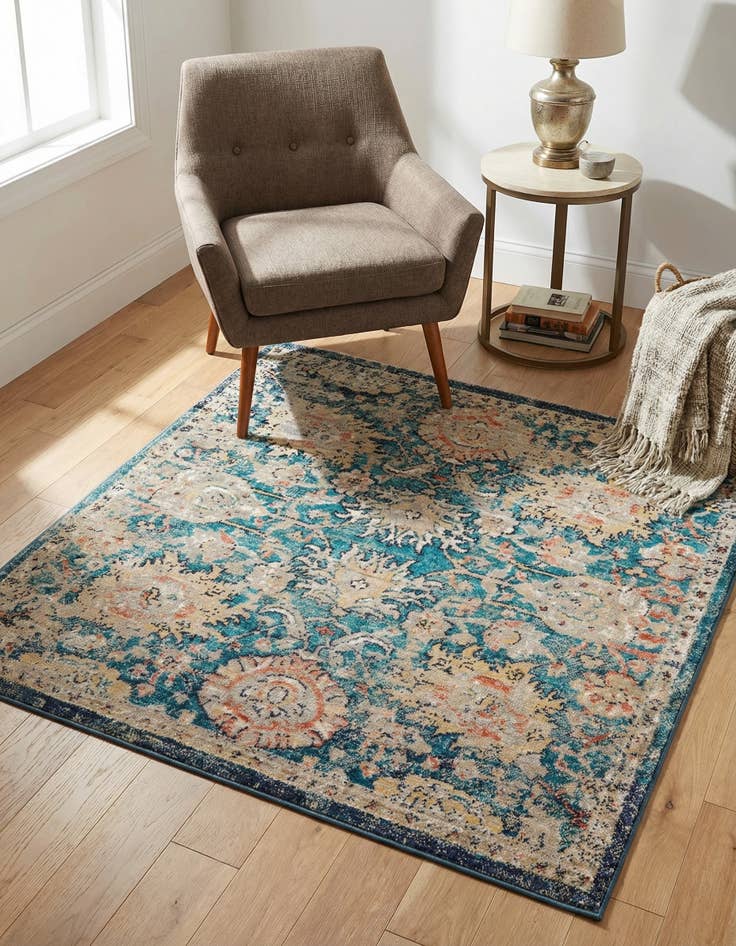 Detail image of 4' x 4' Lola Square Rug