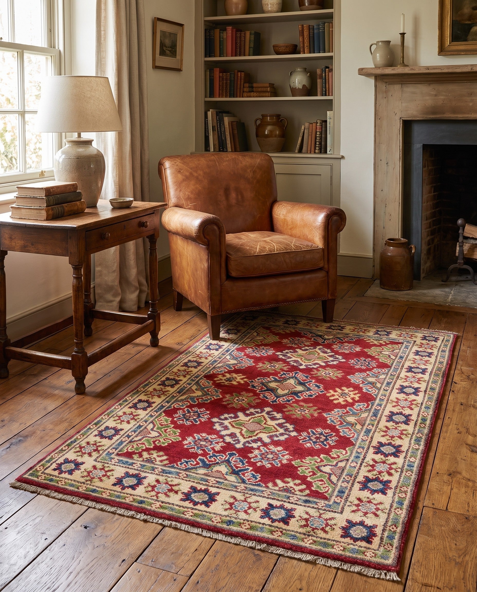 2' 8 x 4' 2 Hand Knotted Kazak Rug