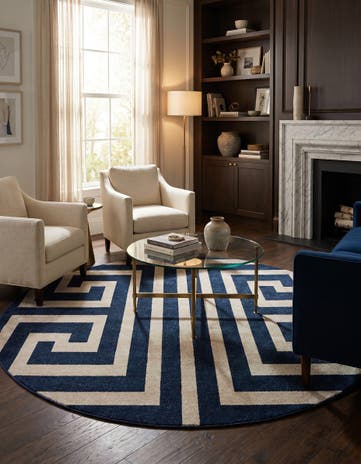 7' 10 x 7' 10 Hera Round Rug