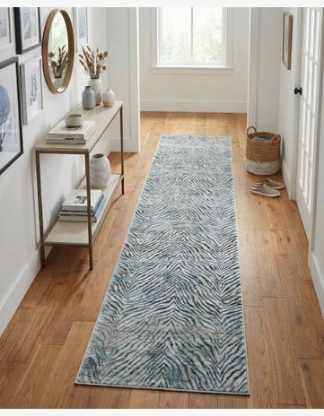 Blue Finsbury Runner Rug