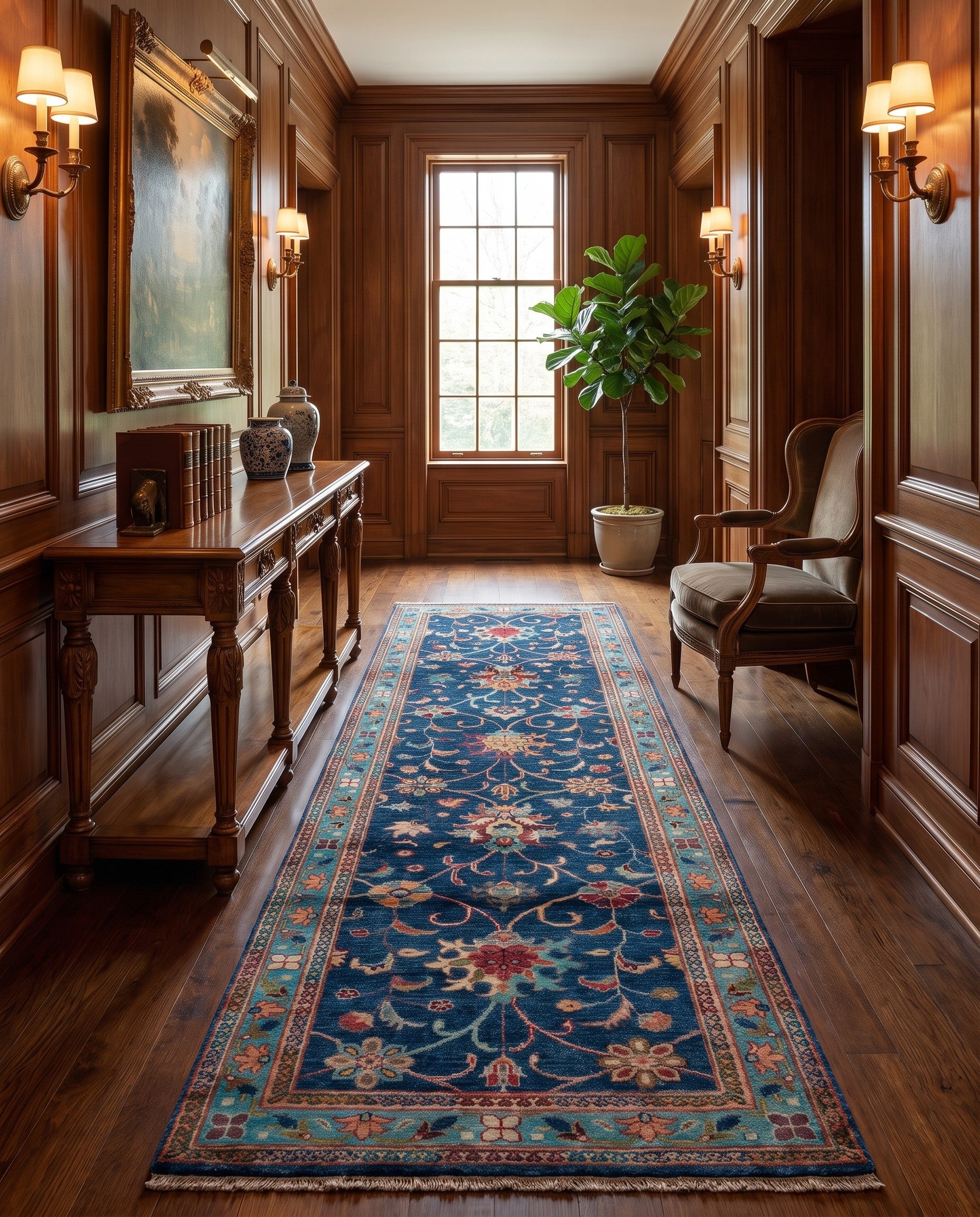 2' 11 x 9' 5 Hand Knotted Ariana Ziegler Runner Rug