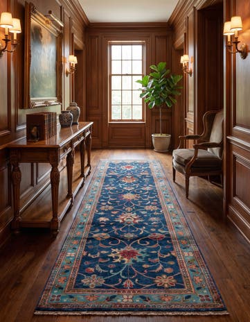 2' 11 x 9' 5 Hand Knotted Ariana Ziegler Runner Rug
