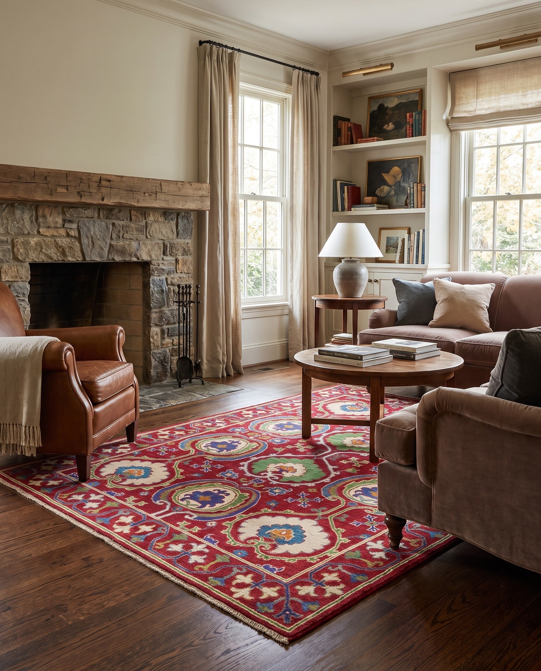 5' 1 x 7' Hand Knotted Kazak Rug