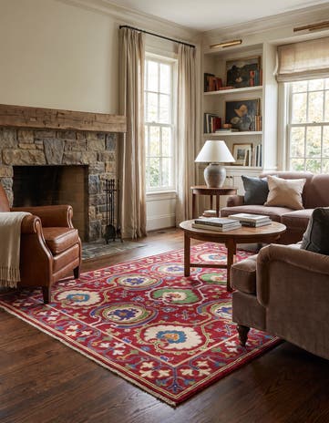 5' 1 x 7' Hand Knotted Kazak Rug