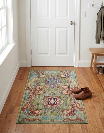 Light Green Aqua Rug