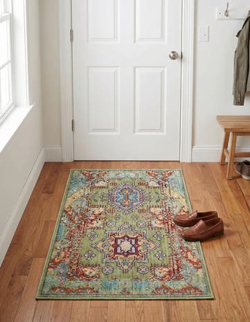 Light Green Aqua Rug