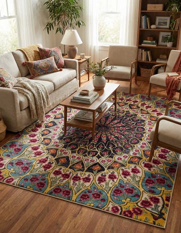 8' x 10' Washable Carnevale Rug