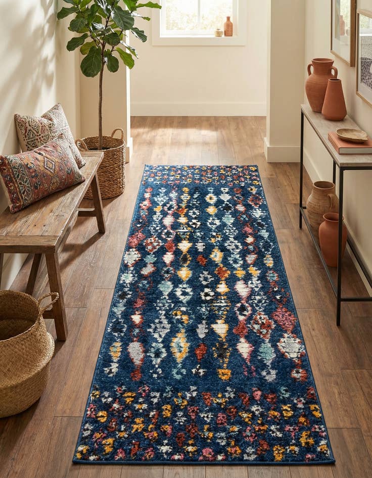 Detail image of 2' 2 x 6' Morocco Runner Rug