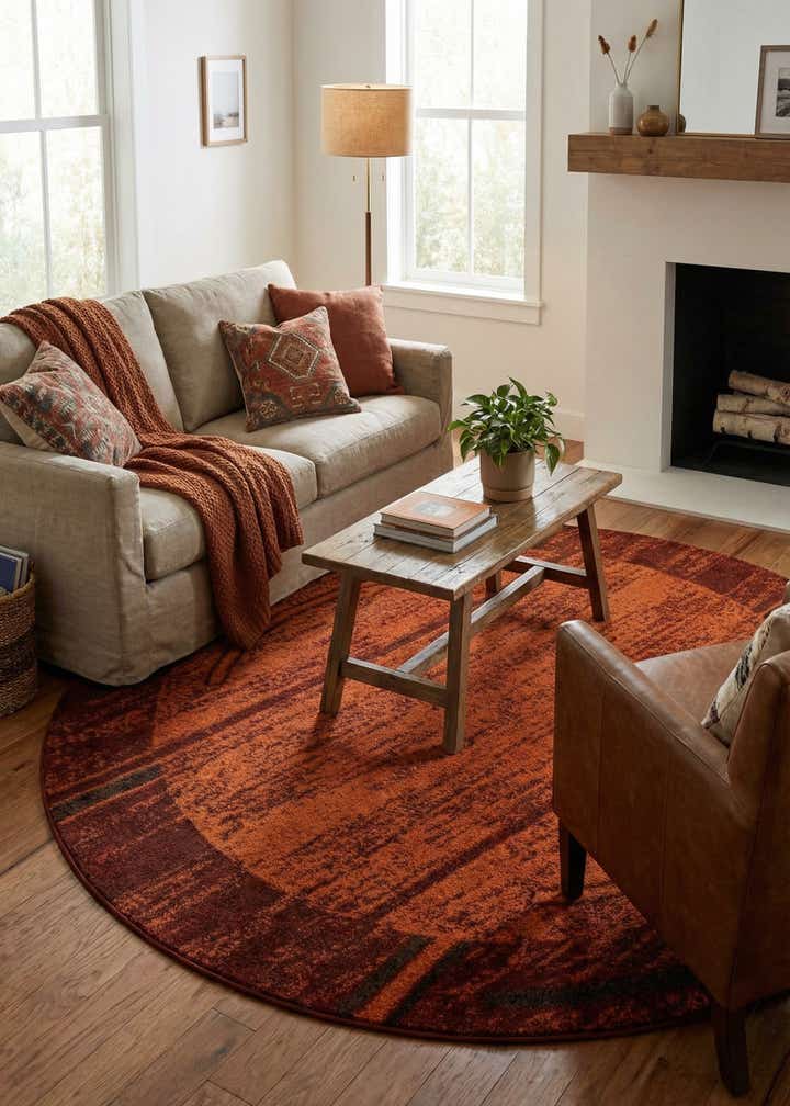 6' 1 x 6' 1 Harvest Round Rug