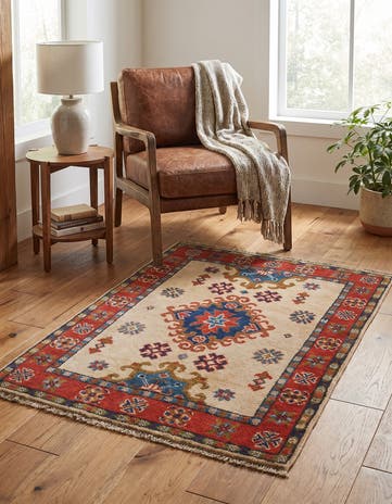 2' 1 x 2' 11 Hand Knotted Kazak Rug