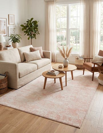 Carnation Pink Aurora Rug
