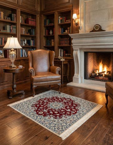 3' 3 x 3' 5 Nain Square Rug