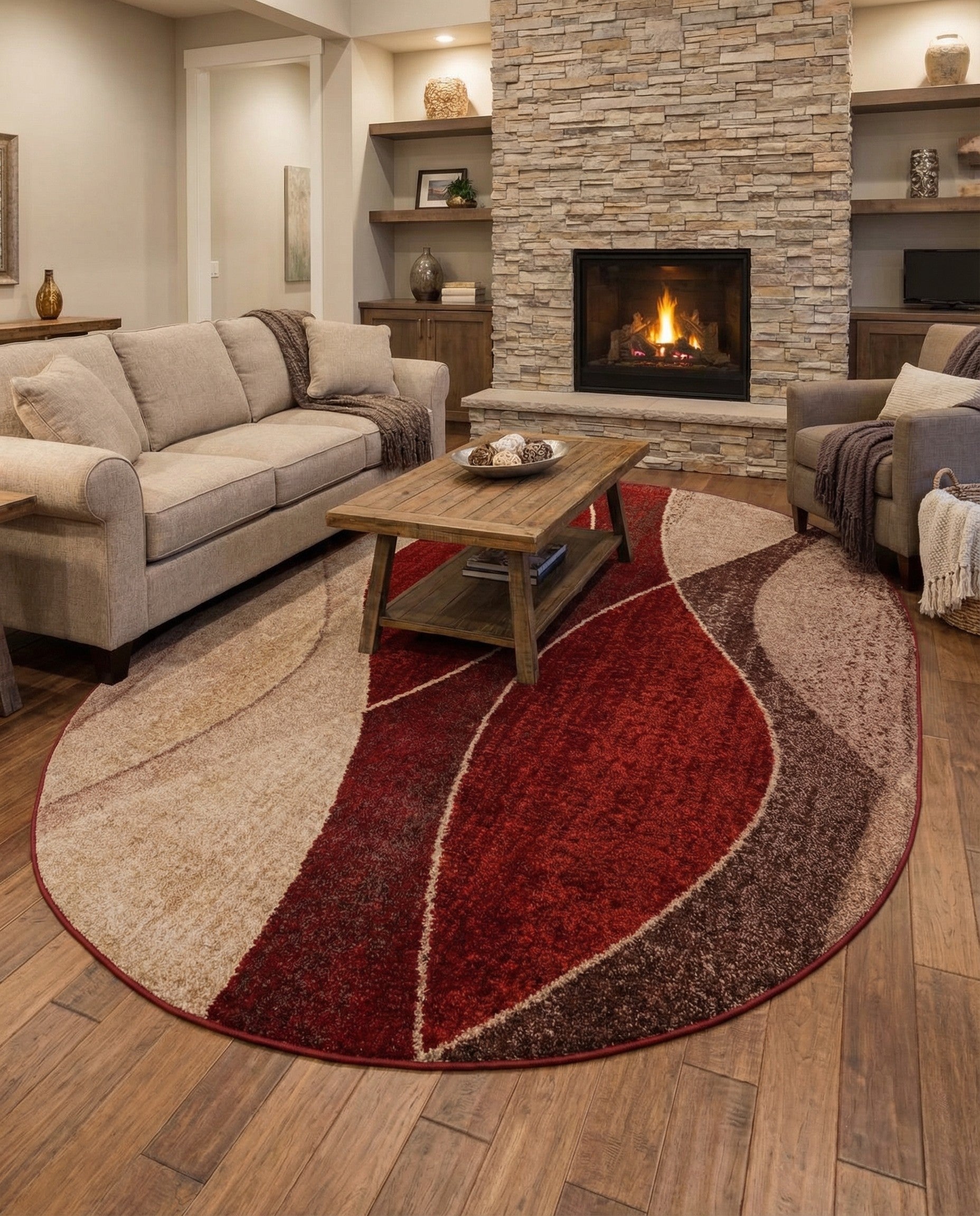 Harvest Oval Rug