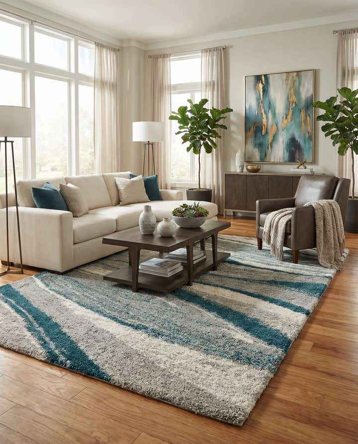 9' 10 x 14' Soft Touch Shag Rug