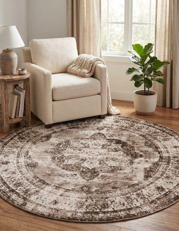 7' 10 x 7' 10 Monte Carlo Round Rug
