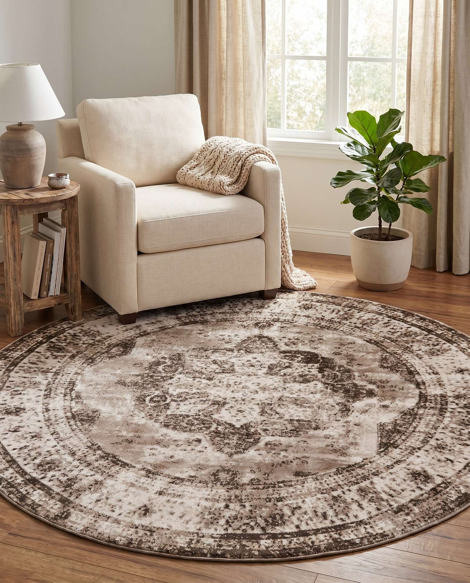 7' 10 x 7' 10 Monte Carlo Round Rug